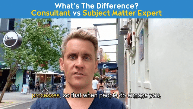 Consultant vs Subject Matter Expert